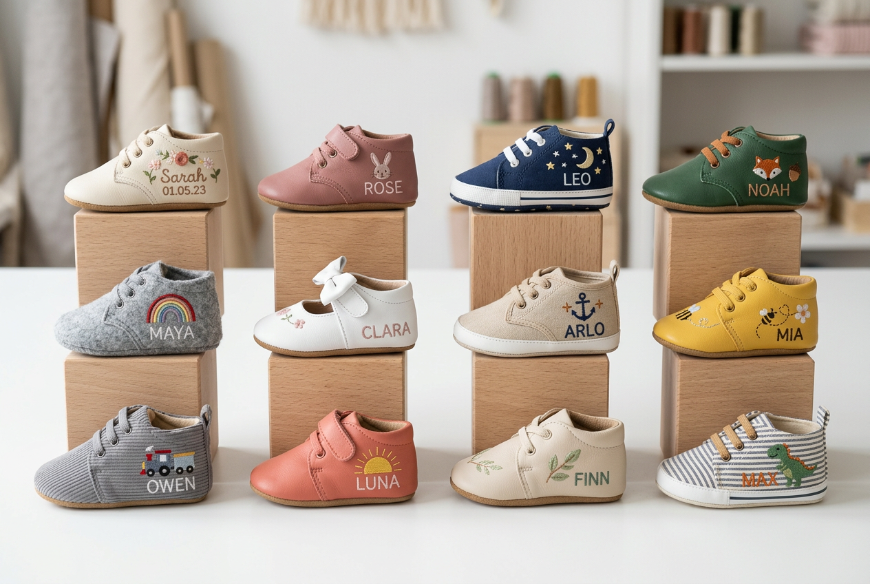 Einzigartige Krabbelschuhe selbst gestalten