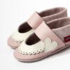 Krabbelschuhe Modell Sandale rosa weiß