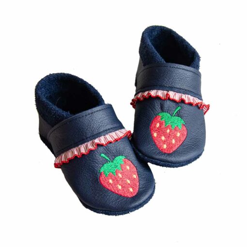 Erdbeer Krabbelschuhe